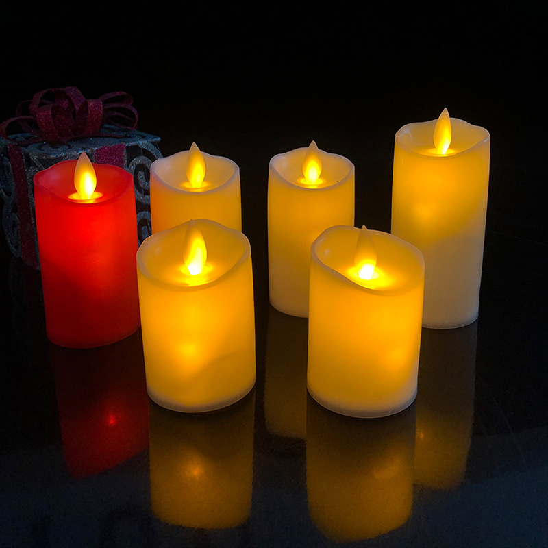 Wholesale of cross-border wedding led seven-color round electronic glossy candles, creative proposal and confession, birthday decoration props Application Scenario
