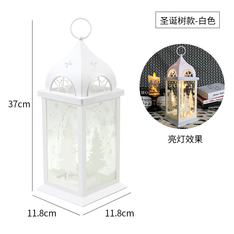 Wholesale of Christmas illuminated light hanging ornaments, illuminated hand-held wind lamps, bar window displays, restaurant and shopping mall decoration and decoration props Application Scenario