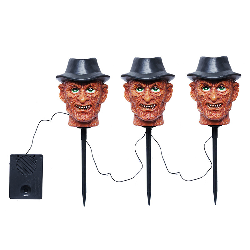 Cross-border supply of Halloween decorative gifts, Freddy ground insert lights, creative atmosphere decoration, customizable Item Picture