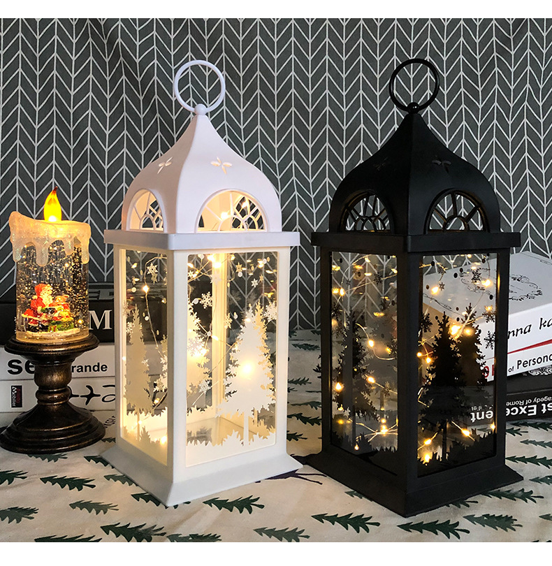 Wholesale of Christmas illuminated light hanging ornaments, illuminated hand-held wind lamps, bar window displays, restaurant and shopping mall decoration and decoration props
