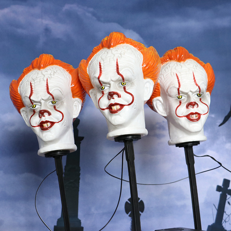 Ground lamp万圣节装饰小丑地插灯室户外庭院花园地插草坪灯跨境