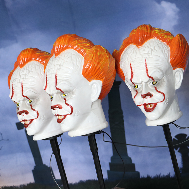Ground lamp: Halloween decoration, clown's ground lamp room, outdoor courtyard garden ground lamp, lawn lamp, cross-border details Picture