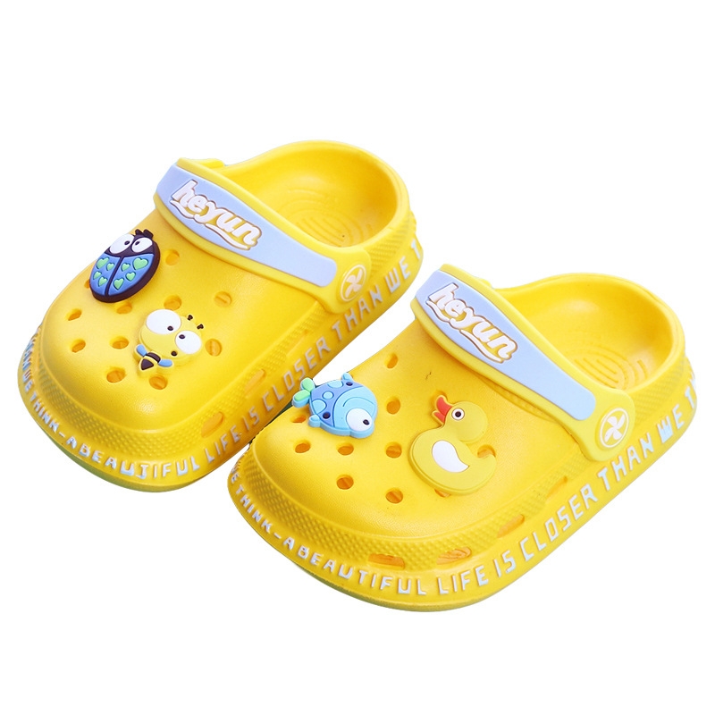 Baby slippers for summer, 1-3 years old, 2 boys at home, children's crocs, infants, toddlers, girls, beach cool slippers for outdoor wear Item Picture