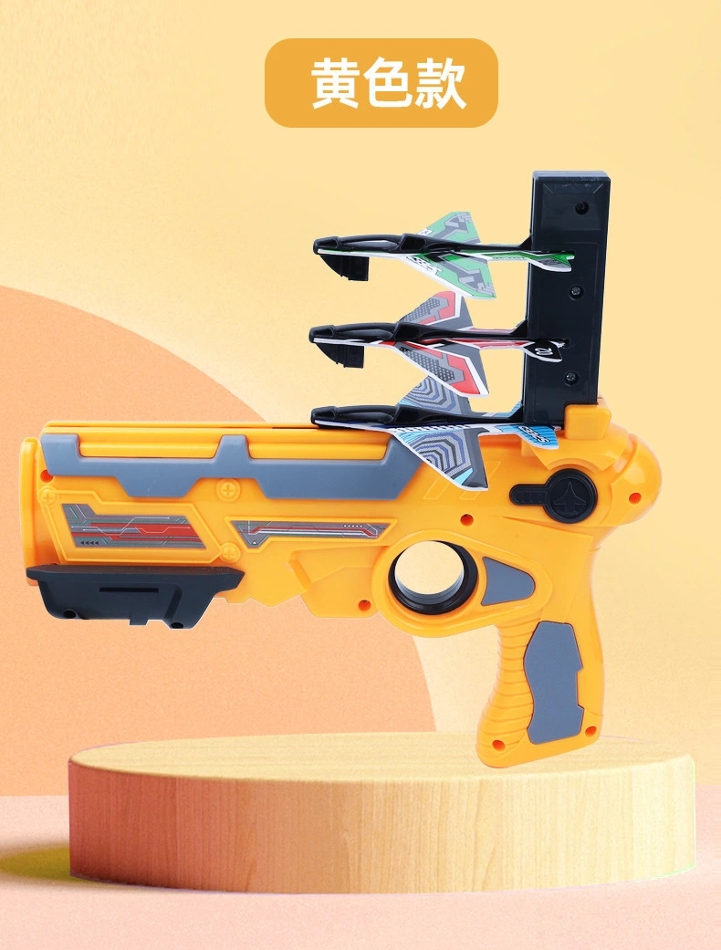 New catapult aircraft, foam toy gun launcher, paraglider model, children's outdoor toys, boys' street stall Application Scenario