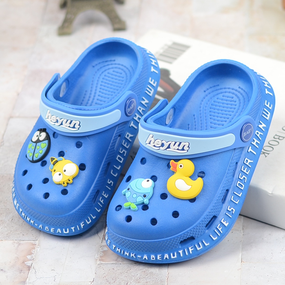 Baby slippers for summer, 1-3 years old, 2 boys at home, children's crocs, infants, toddlers, girls, beach cool slippers for outdoor wear Application Scenario