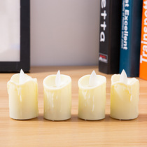 Christmas decoration candle lights wedding romantic LED colorful candle lights dining room bedroom decoration lights