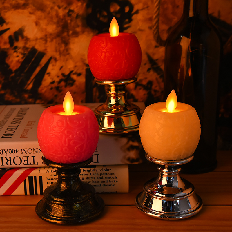 LED candlesticks, electronic swing candles, wholesale in stock, cylindrical handcrafted birthday banquet craft candles, consignment Application Scenario
