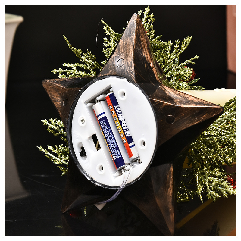 Wholesale of electronic candle holders, three swinging candles, led wedding simple white lobby table decoration supplies details Picture