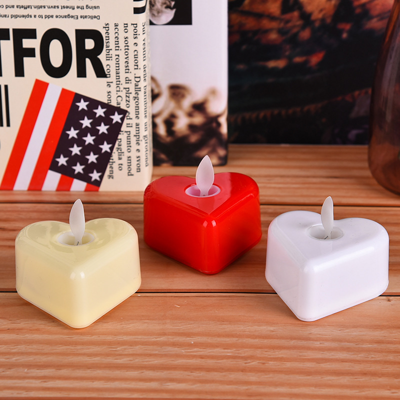 New heart-shaped candle creative swing electronic candle customization Valentine's Day confession candle box wholesale Application Scenario