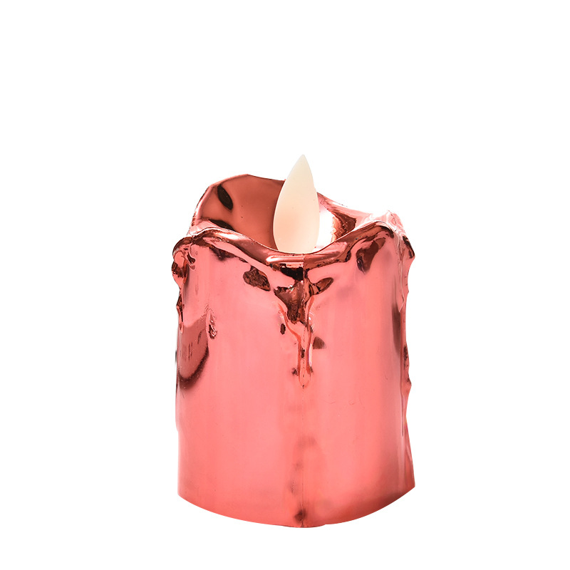 Tearful electroplating simulation. Swing candle led candle lamp, swing flameless electronic candle, romantic wedding supplies Item Picture