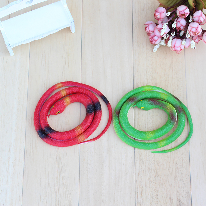 整蛊蛇 稀奇古怪软胶蛇 整人玩具恶搞假蛇 橡胶蛇批发