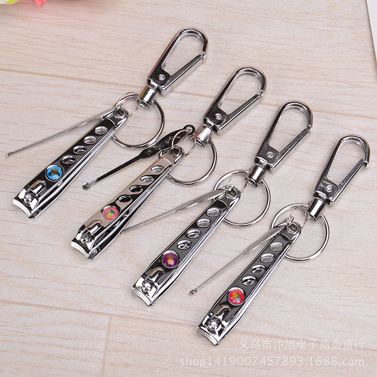 Factory direct sales, Xinmeida keychain nail clipper set, nail care set, 2-yuan store wholesale supply details Picture