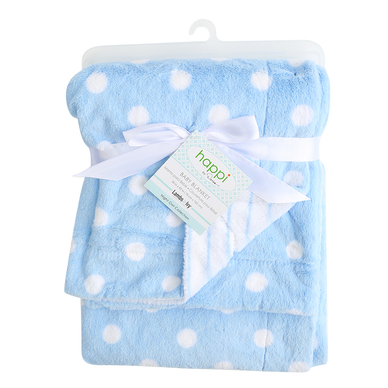 婴儿毛毯外贸定制新生儿棉柔软抱被幼儿园午睡盖毯批发详情图1