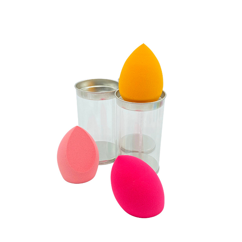 The makeup fit is smooth and the beauty egg powder puff turns into large water droplets when it comes into contact with water. / Two-cut diagonal powder puff, beauty expert makeup touch-up details Picture