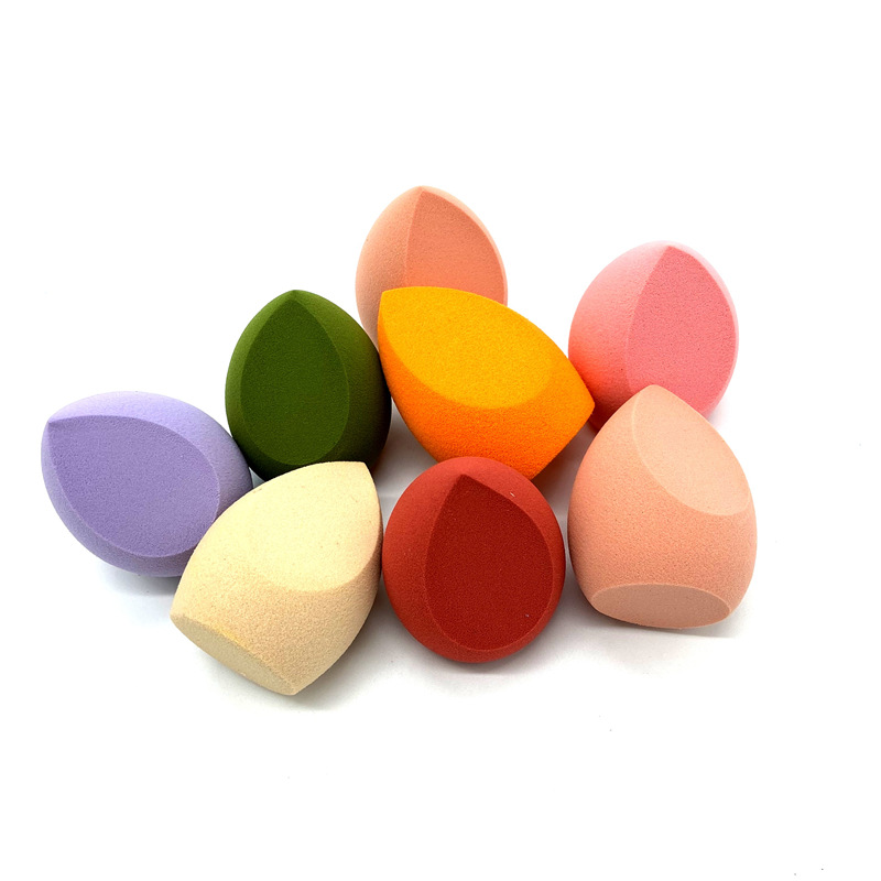 Factory direct sales of beauty eggs, non-latex water droplets, oblique cut powder puffs, hydrophilic dry and wet dual-purpose sponge makeup eggs, customizable Item Picture