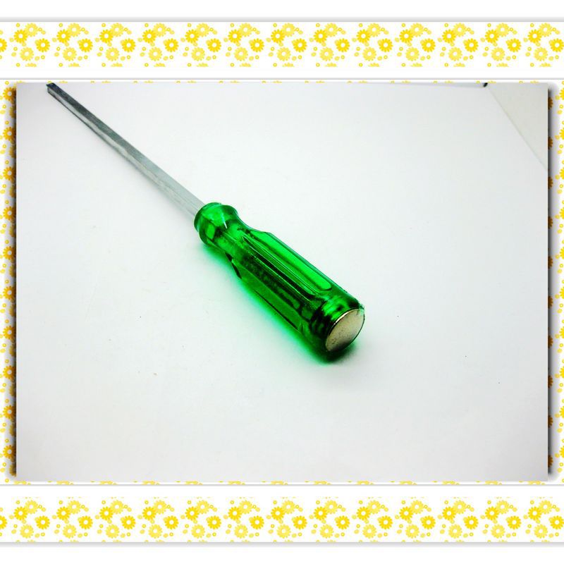 8-inch cross-head screwdriver with crystal clear handle, small screwdriver, screwdriver, screwdriver details Picture