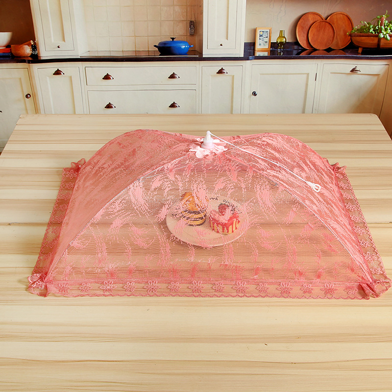 2021 New 3D Mesh Food Cover Mesh Dust Proof Mosquito Proof Fly Cover Food Cover Large Leftovers Cover Food Cover Table
