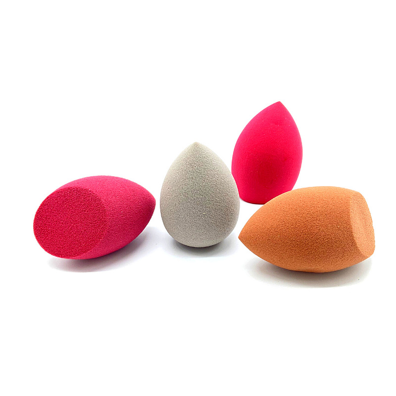 Factory direct supply of soft and fluffy A-grade beauty egg powder puff, diagonally cut water drop combination sponge egg, no powder to eat makeup egg Specification image