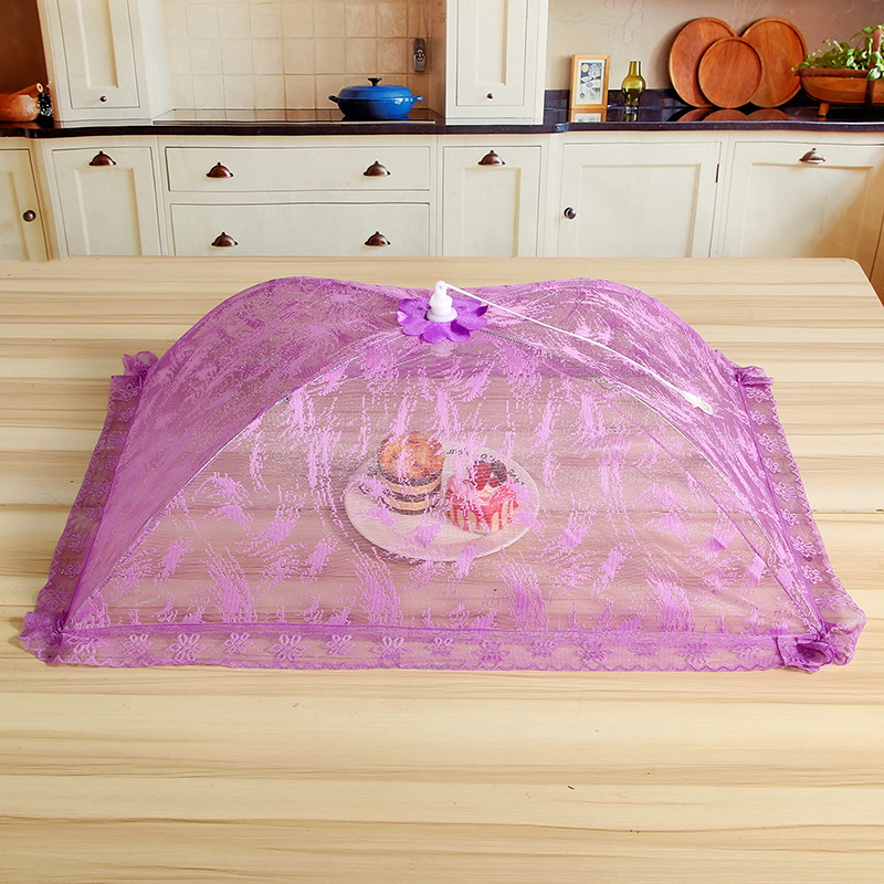 2021 New 3D Mesh Food Cover Mesh Dust Proof Mosquito Proof Fly Cover Food Cover Large Leftovers Cover Food Cover Table Specification drawing