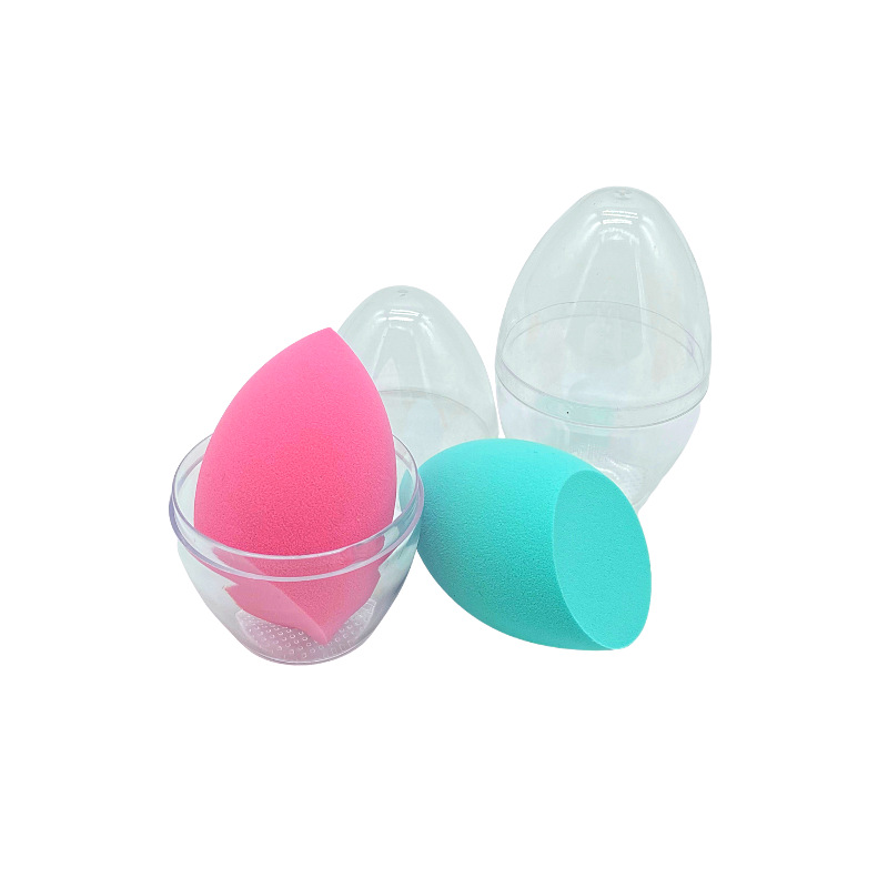 Factory direct sales of non-latex water drop beauty eggs, dry and wet dual-purpose beauty egg powder puffs that expand when exposed to water, specially designed for makeup Specification image