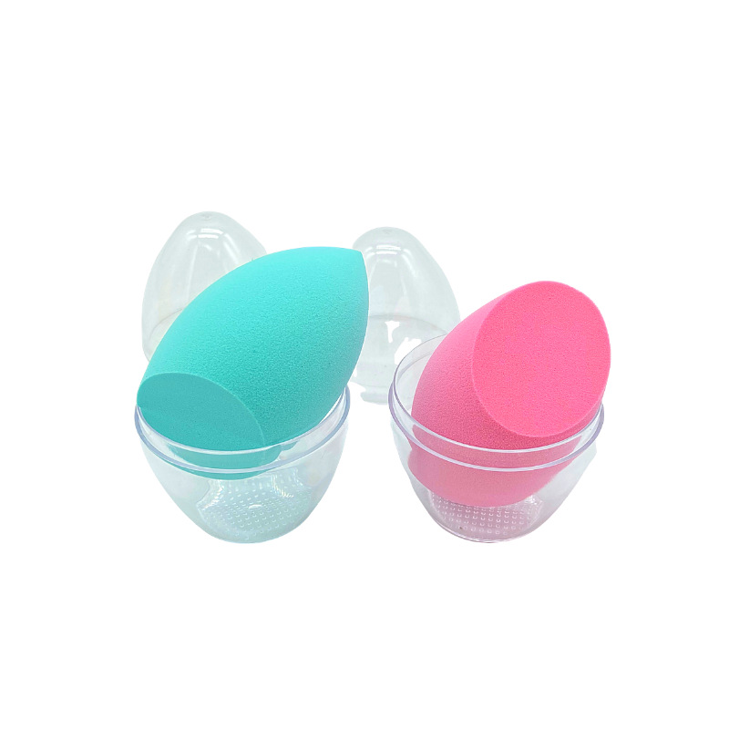 Factory direct sales of non-latex water drop beauty eggs, dry and wet dual-purpose beauty egg powder puffs that expand when exposed to water, specially designed for makeup details Picture