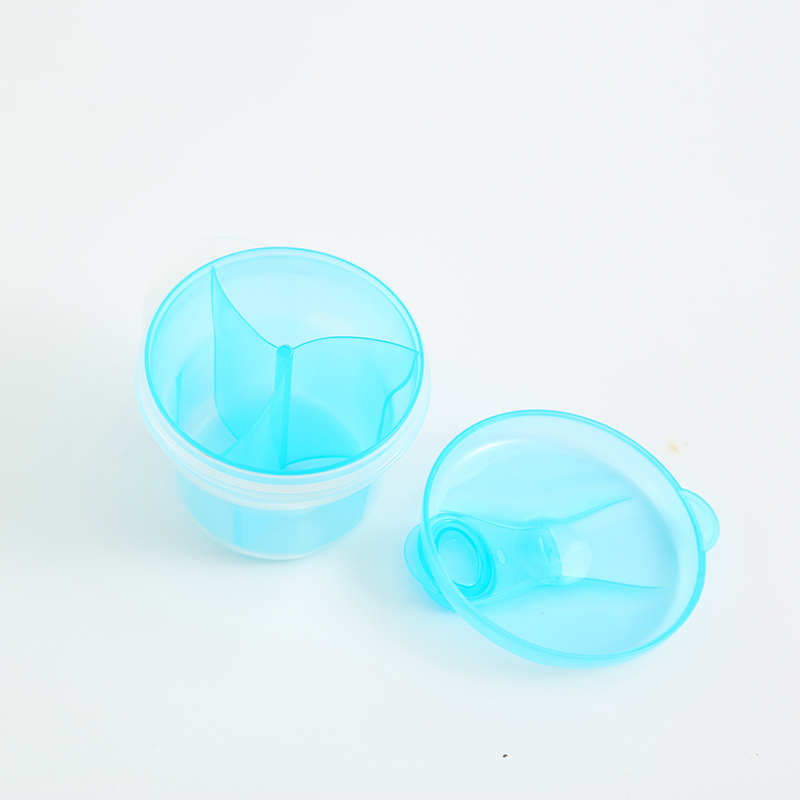 Customized three-compartment rotating milk powder box portable milk powder box products Item Picture