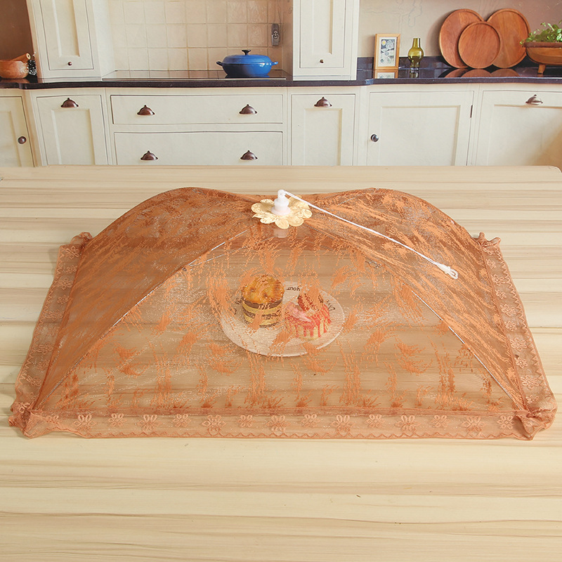 2021 New 3D Mesh Food Cover Mesh Dust Proof Mosquito Proof Fly Cover Food Cover Large Leftovers Cover Food Cover Table details Picture