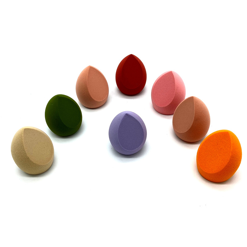 Factory direct sales of beauty eggs, non-latex water droplets, oblique cut powder puffs, hydrophilic dry and wet dual-purpose sponge makeup eggs, customizable Application Scenario