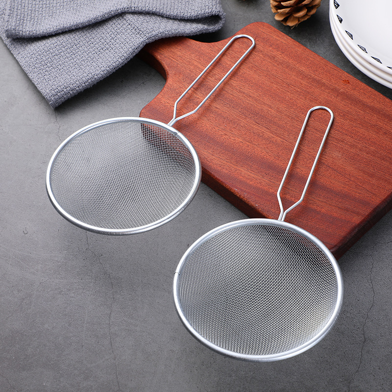 Filter oil net filter oil leak soy milk filter spoon 12# oil grid one yuan wholesale