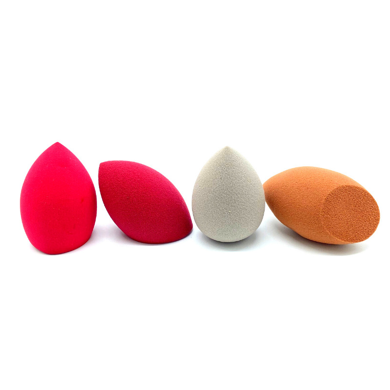 Factory direct supply of soft and fluffy A-grade beauty egg powder puff, diagonally cut water drop combination sponge egg, no powder to eat makeup egg details Picture