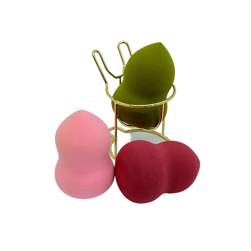 Factory direct sales of hydrophilic non-latex polyurethane gourd water drop bevel cut super soft beauty egg powder puff makeup sponge Specification image