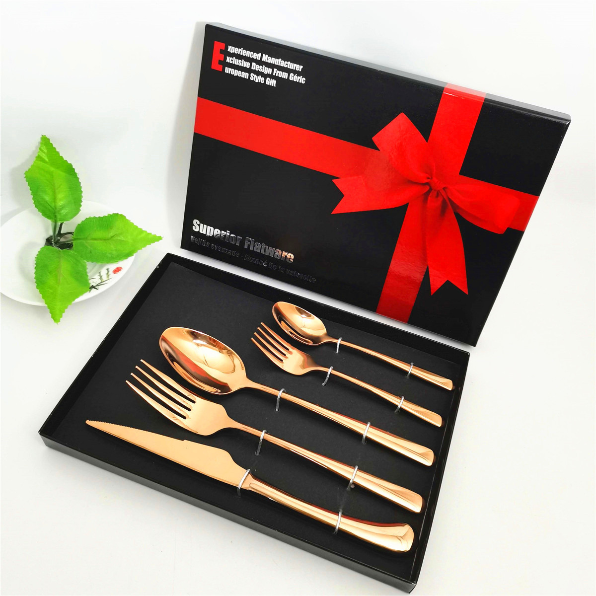 New Era Elegance A169 Series 5-piece Western-style 304 tableware set, wholesale stainless steel tableware in Jieyang