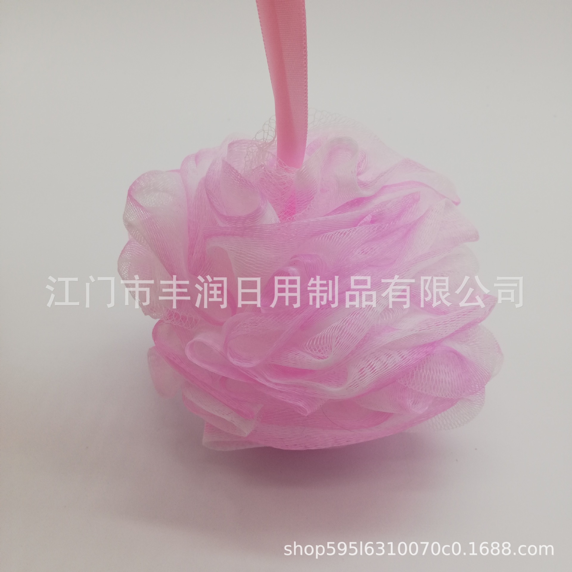 Two-color two-pigment elegant bath flower bath ball, large scrubbing towel, non-foaming Korean-style back scrubbing bathroom products Specification image