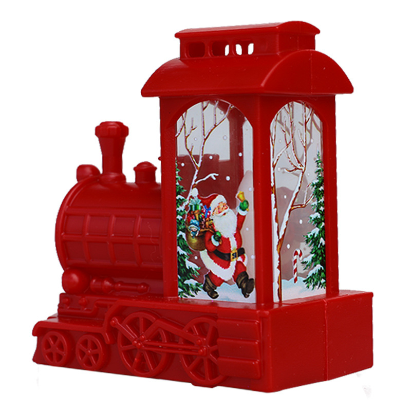 2020 New cross-border wholesale candles, wind lamps, Thomas the Little Train Christmas decoration, holiday party home decor Item Picture