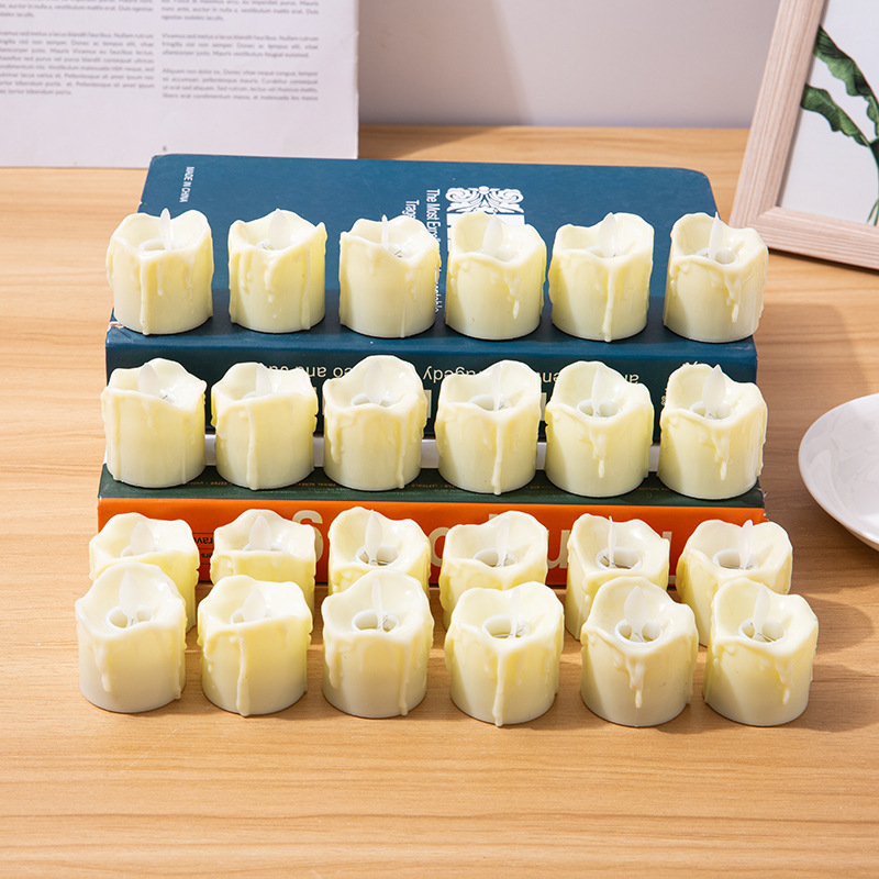Factory direct supply of Halloween party illuminated electronic candles, bar and wedding decoration led simulation smokeless candles