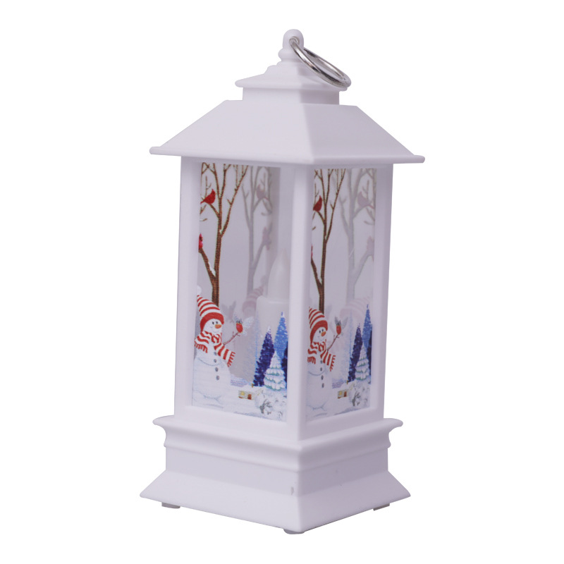 Cross-border wholesale of Christmas wind lights, LED electronic candles, table lamps, night lights, decorations for the elderly, snowmen, and tabletop ornaments Item Picture