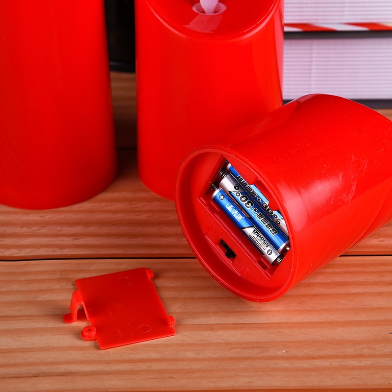 Factory wholesale 7.5CM electronic candle covers, 8-key remote control, timed swing candles, hotel atmosphere led candles Specification image