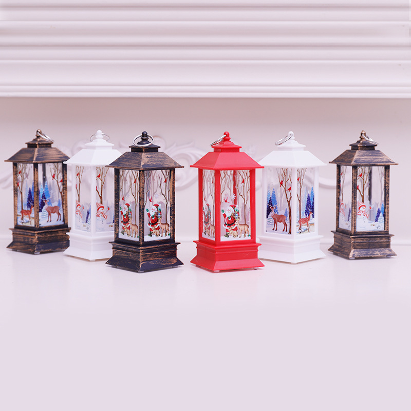 Cross-border wholesale of Christmas wind lights, LED electronic candles, table lamps, night lights, decorations for the elderly, snowmen, and tabletop ornaments Specification image
