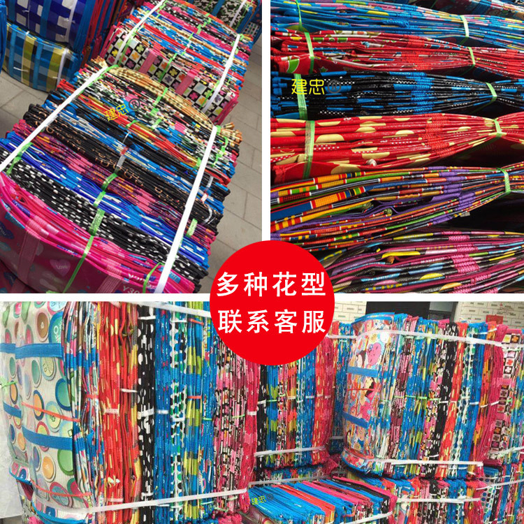 Wholesale Large Capacity Woven Moving Bags Non-Woven Storage Bags Customized Waterproof And Thick Portable Moving Duffel Bag Specification drawing