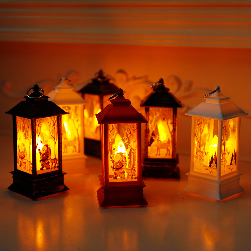 Cross-border wholesale of Christmas wind lights, LED electronic candles, table lamps, night lights, decorations for the elderly, snowmen, and tabletop ornaments Application Scenario
