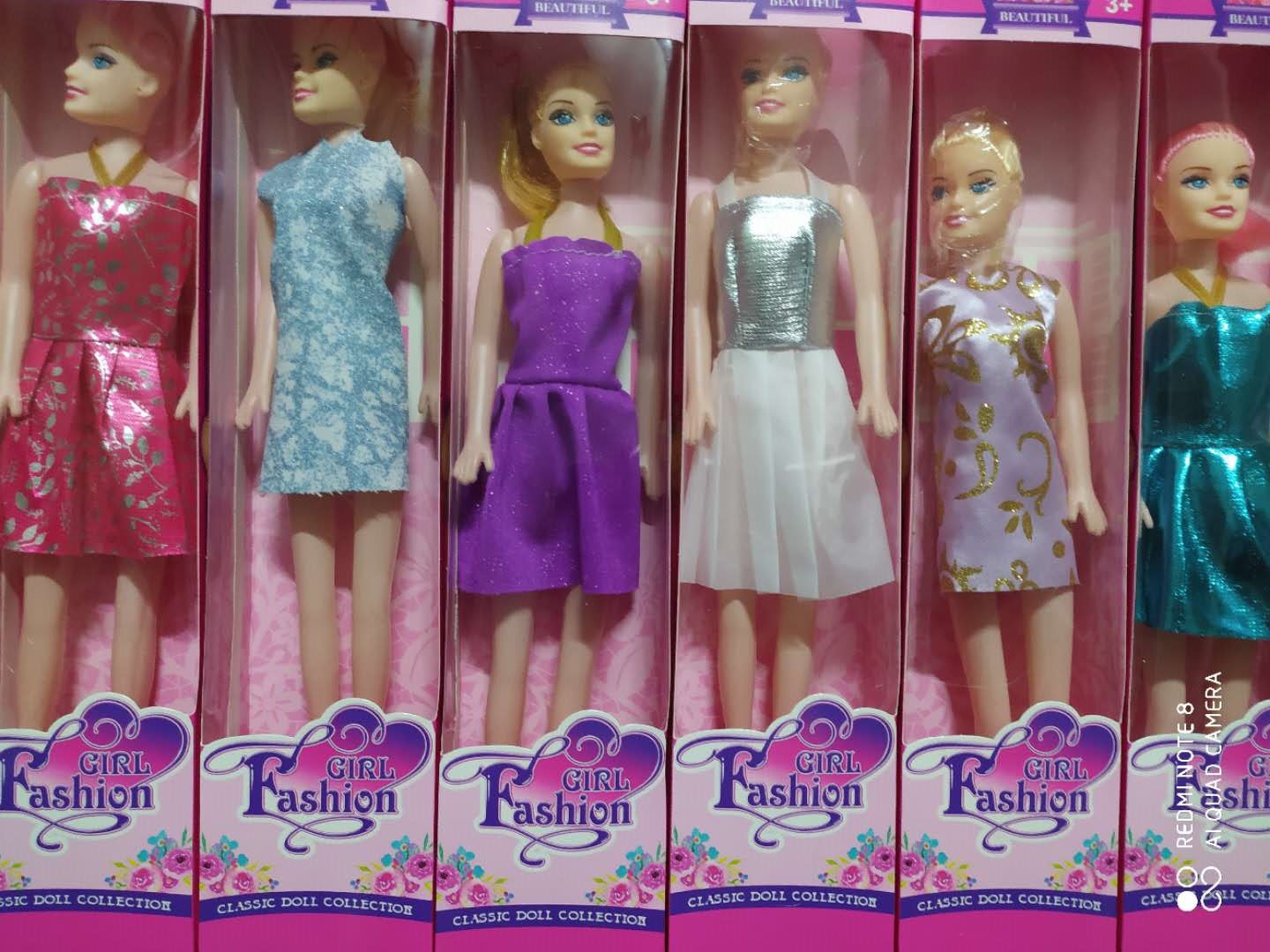 Best-selling girl Barbie dolls, children's dress-up toys, 2-yuan store gifts, street stalls, kindergarten gifts wholesale Specification drawing