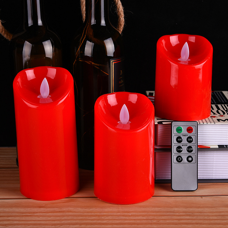 Factory wholesale 7.5CM electronic candle covers, 8-key remote control, timed swing candles, hotel atmosphere led candles Application Scenario