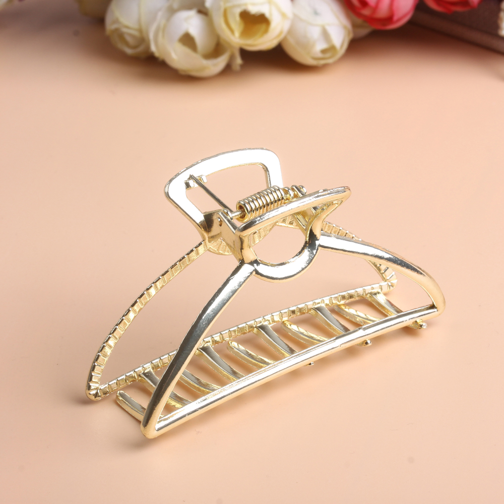 6-yuan store accessories: Metal matte brushed color preservation, shark hairpin, large volume, large hairpin, back of the head Item Picture