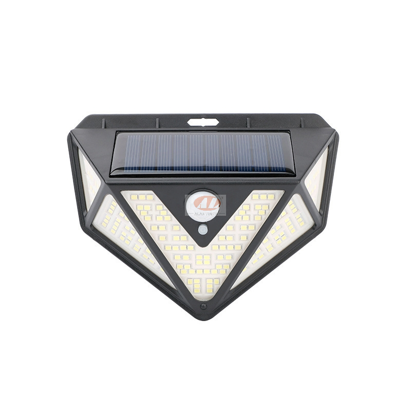 Factory direct LED body sensor light outdoor waterproof home garden wall light Solar sensor light h