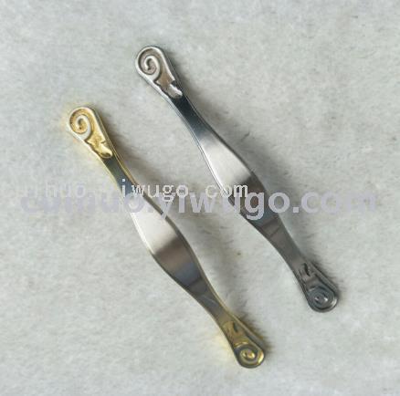 Tirador de aleación de zinc modern door handle 96 agujeros de distancia bucólica small handle Item Picture