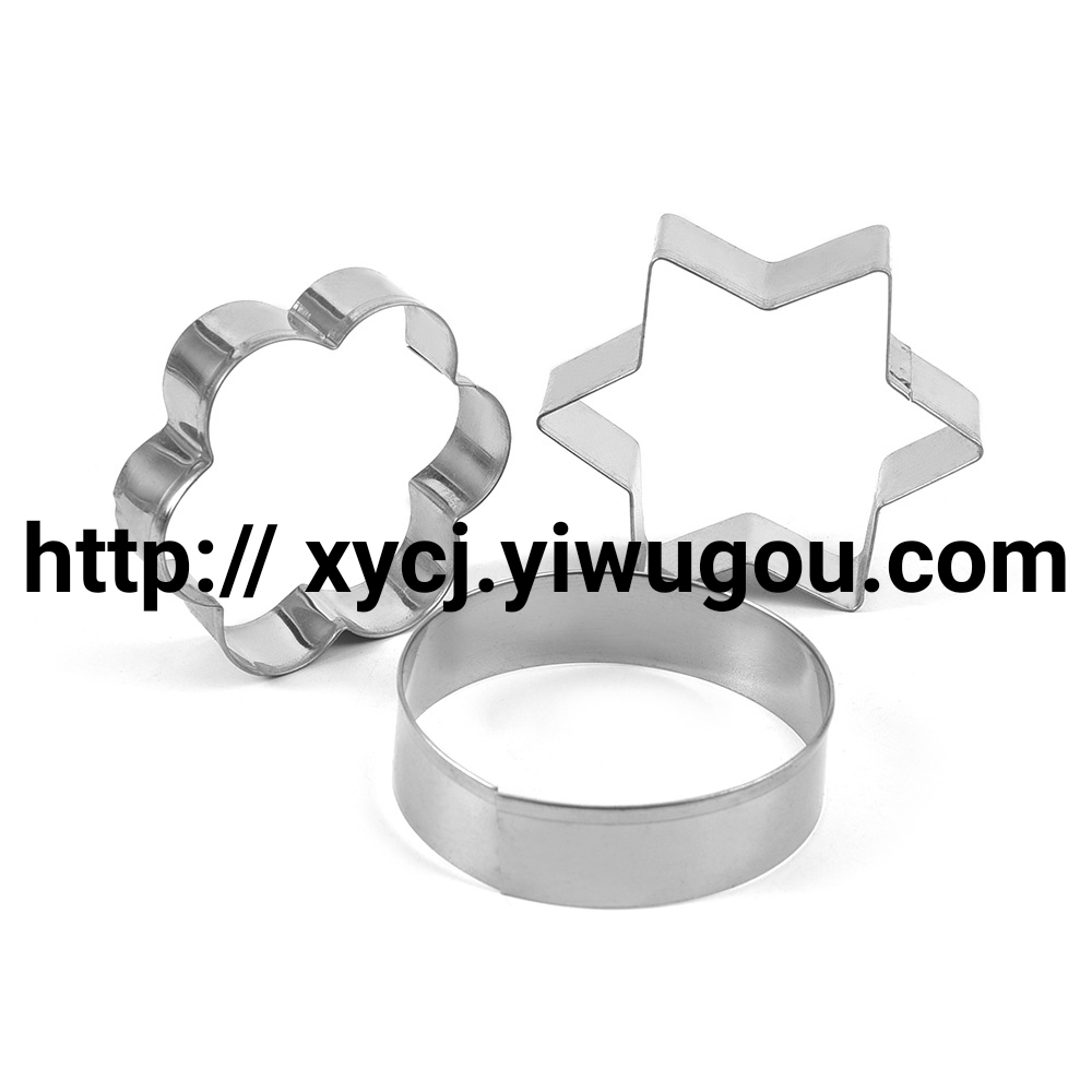 بسكويت مصنوع من الفولاذ غير القابل للصدأ، قوالب الحلوى Item Picture