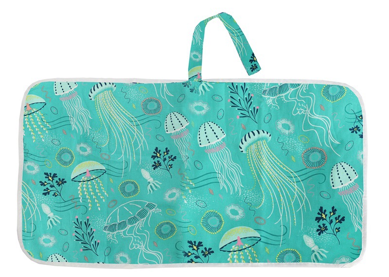 Baby waterproof diaper pad, portable baby diaper pad, travel diaper changing floor mat, washable diaper pad bag details Picture