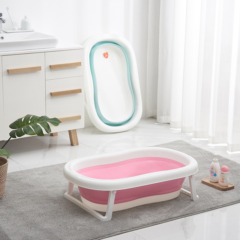 Baby folding bathtub