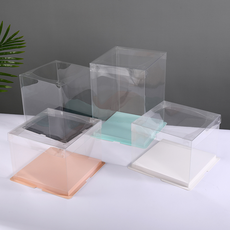 Flower box packaging transparent net red cake box wholesale 6/8/10/12 inch baking box Bear packaging box
