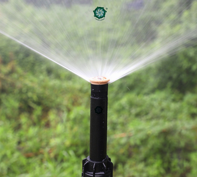 Underground scattering sprinkler, garden and horticultural irrigation sprinkler, lawn and garden sprinkler, automatic lifting and water spraying full figure